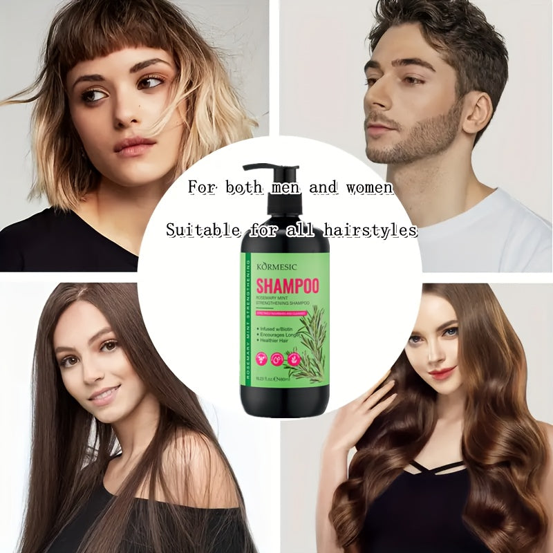 (🔥Vásárolj 1-et, kapsz 1-et ingyen🔥) Rozmaring-menta sampon