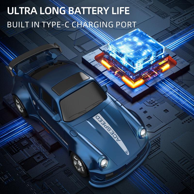 1/64 Mini RC Drift autó - 4WD nagysebességű távirányítóval