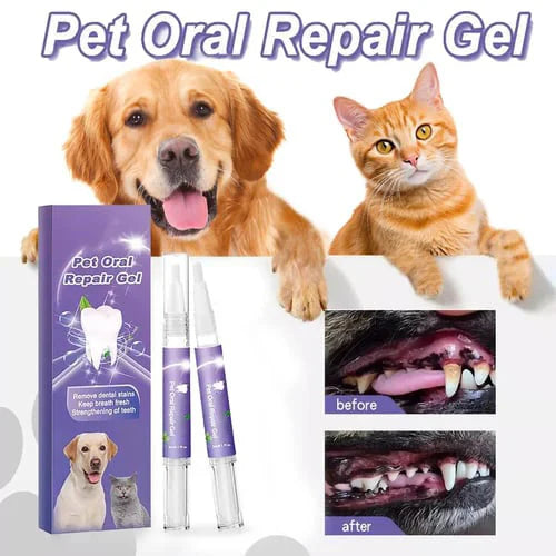 🐕Vásárolj 1-et, kapsz 1-et ingyen🐱 Kisállat szájhigiéniai gél🌈