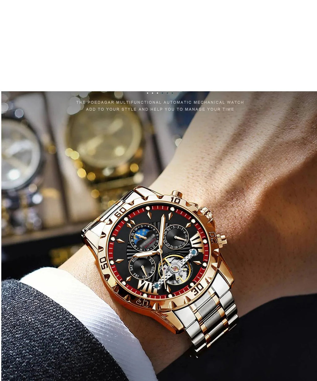 ⌚Svájci vadonatúj vízálló automata mechanikus órák?
