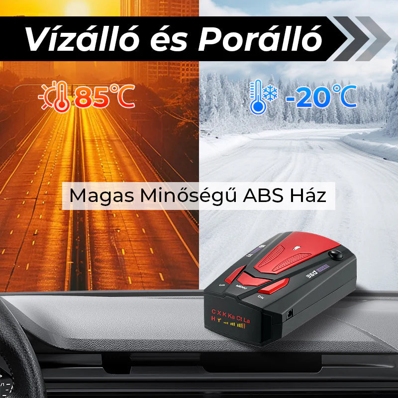 Intelligens autó sebességmérő radardetektor
