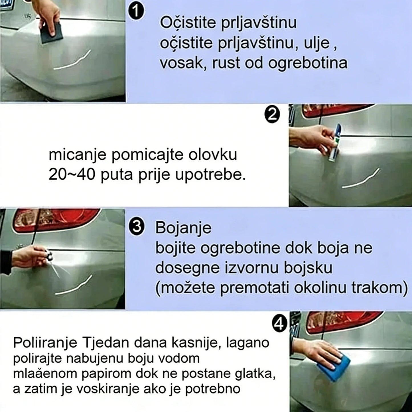 (Téli különleges ajánlat – 30% kedvezmény) Autófényezés karcjavító készlet ✨ Vásároljon egyet, és kapjon egyet ingyen