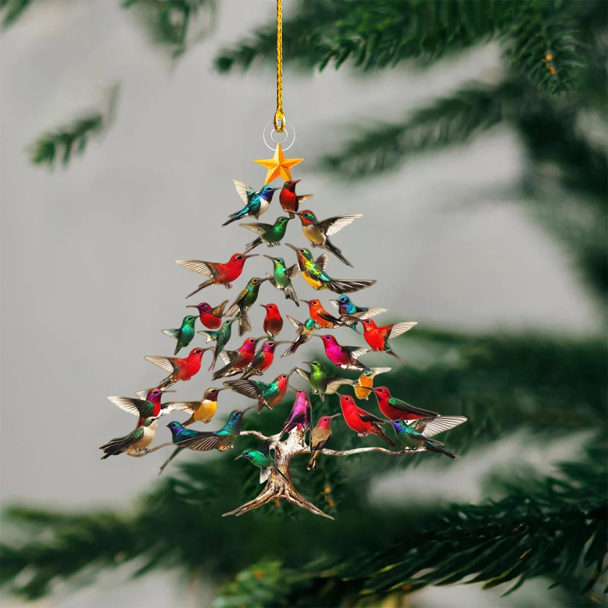 🎄Újdonság 2025 - 49% KEDVEZMÉNY - 🐦Kolibri karácsonyi dísz💠✨