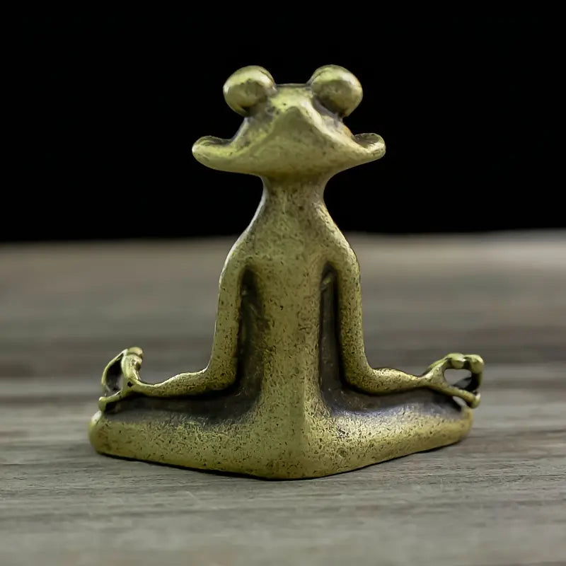 Meditoad – Elegáns fém béka alakú füstölőtartó