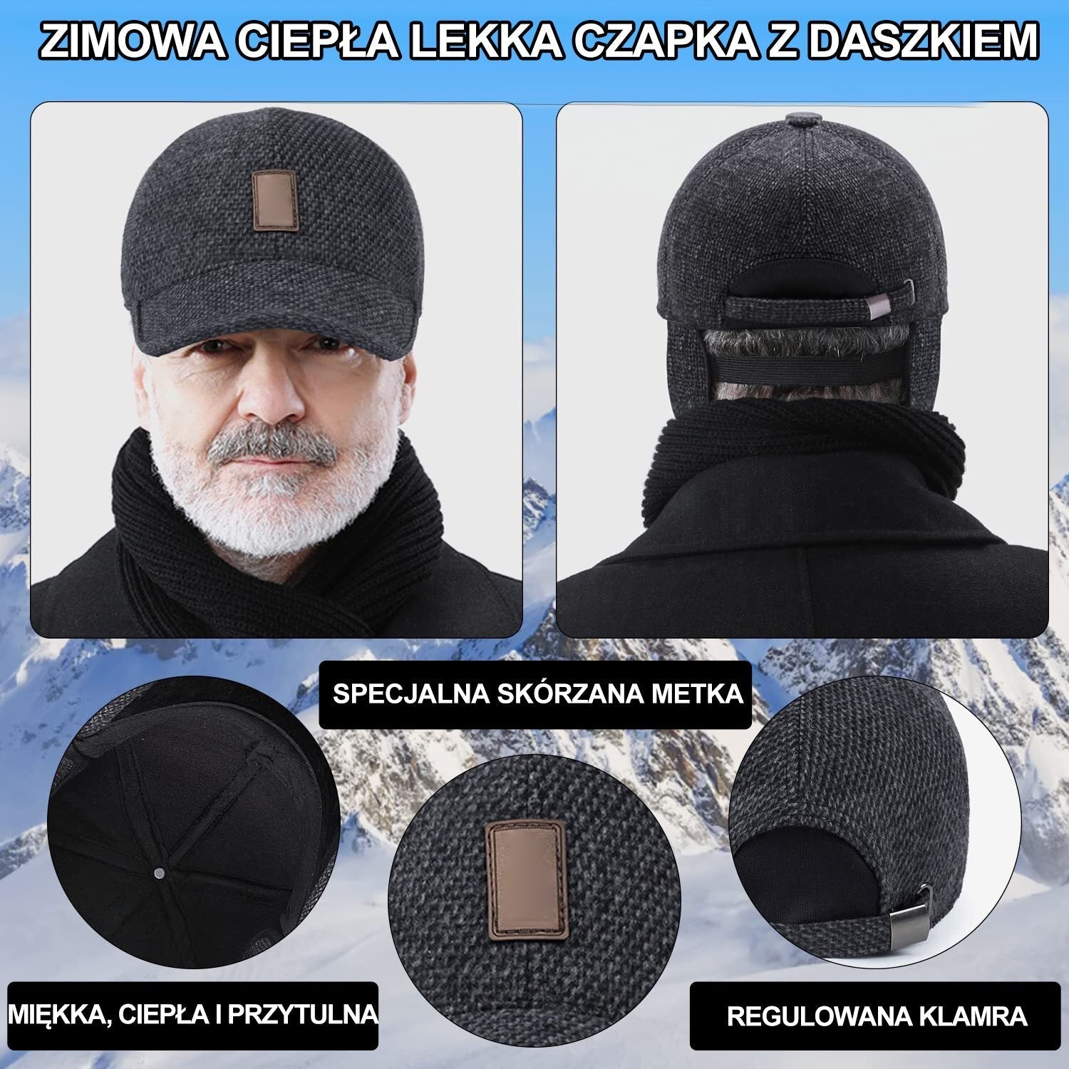 🎄Tökéletes karácsonyi ajándék időseknek! - Meleg, könnyű téli sapka