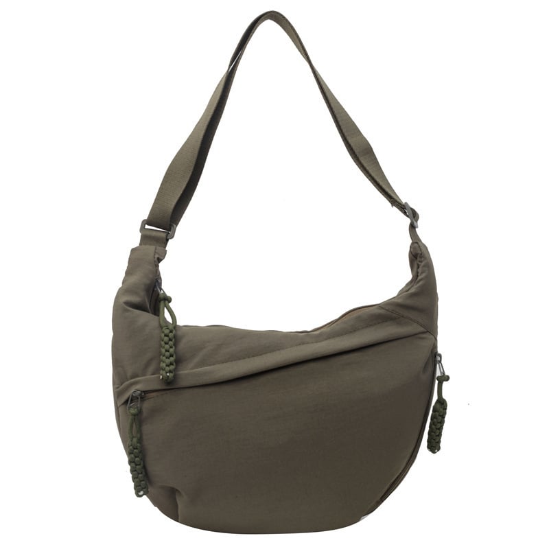 Designer közvetlen értékesítés👜Női divatos egyszínű nejlon keresztpántos táska