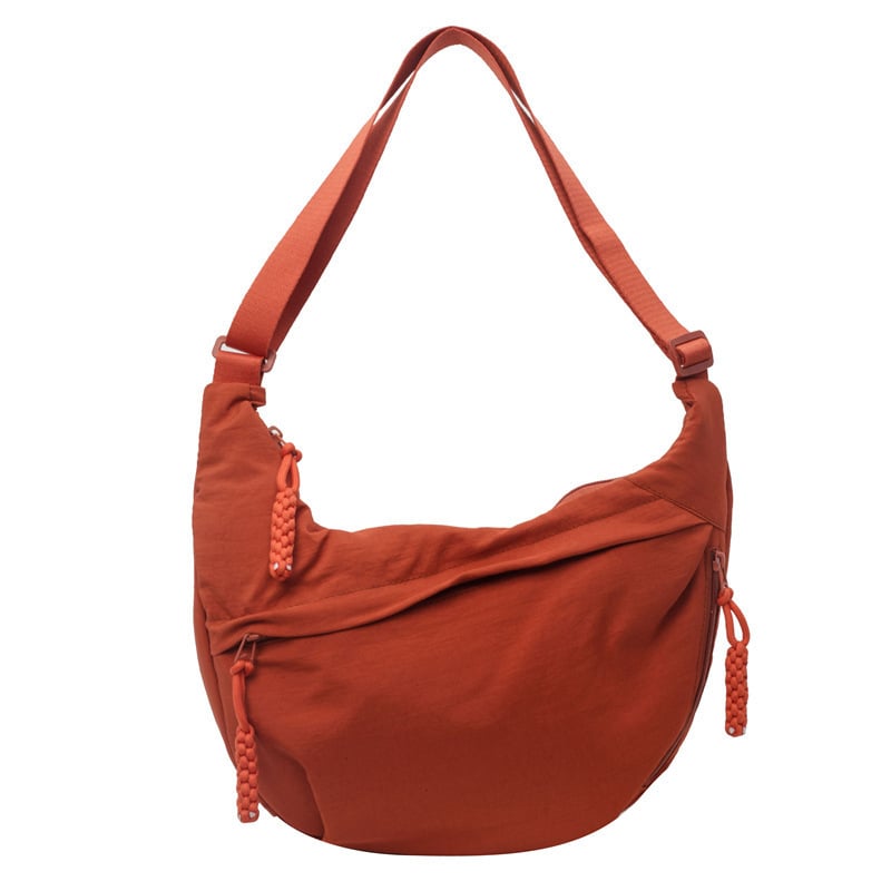 Designer közvetlen értékesítés👜Női divatos egyszínű nejlon keresztpántos táska