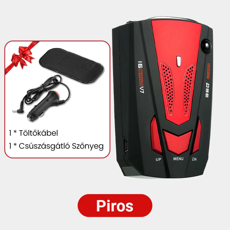 Intelligens autó sebességmérő radardetektor