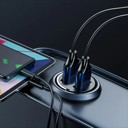 100 W-os intelligens autós töltő - Kettős gyorstöltés intelligens védelemmel