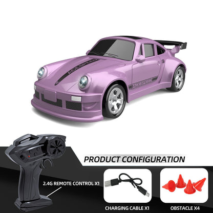 1/64 Mini RC Drift autó - 4WD nagysebességű távirányítóval