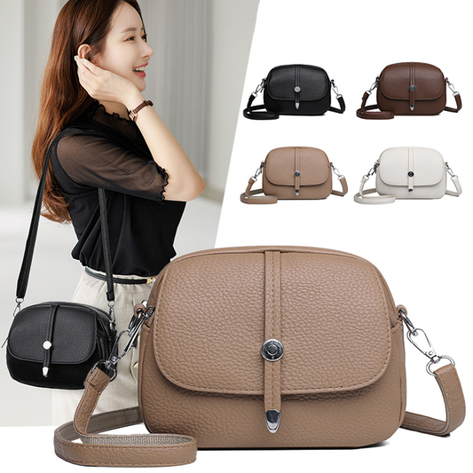 Könnyű, egyszínű női crossbody táska