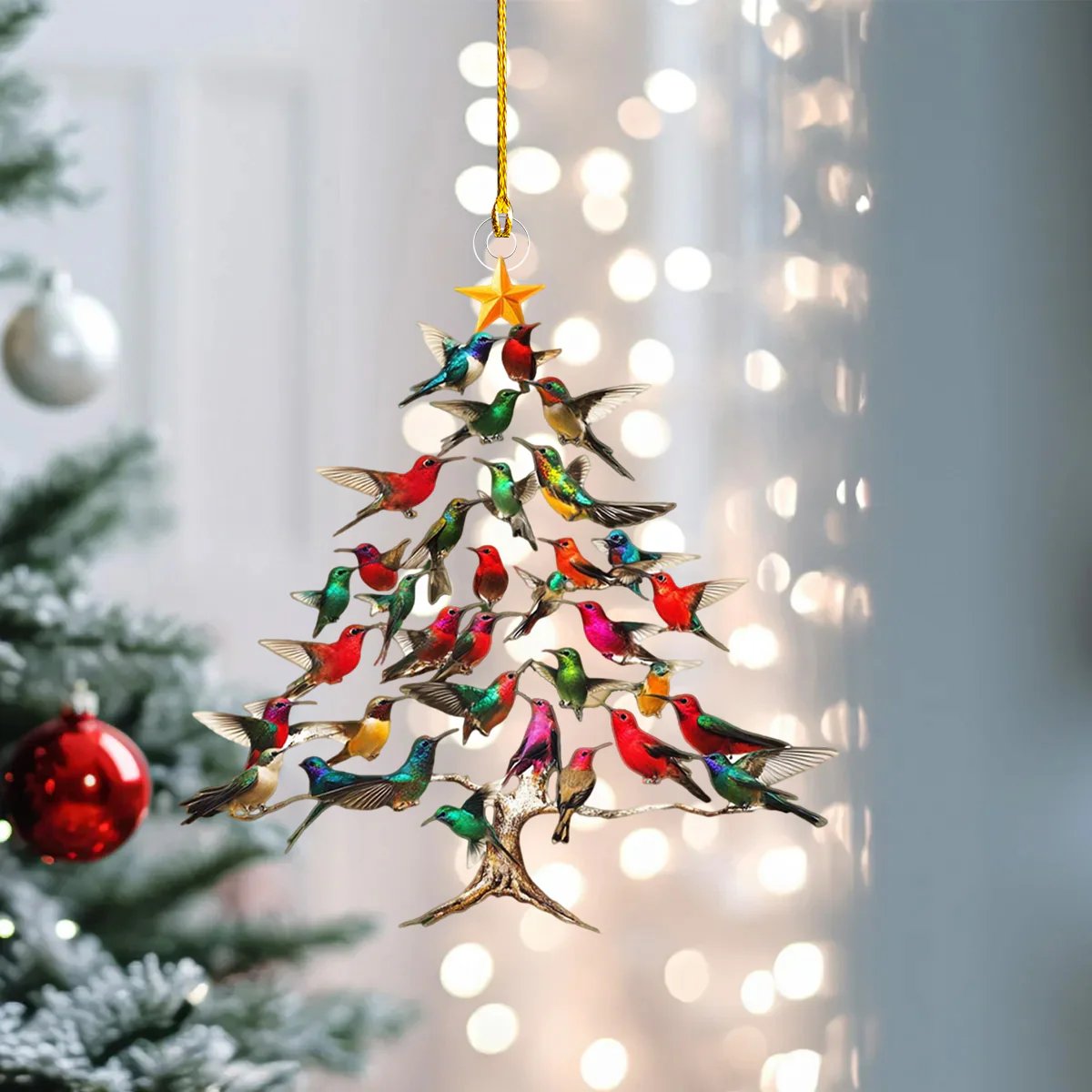 🎄Újdonság 2025 - 49% KEDVEZMÉNY - 🐦Kolibri karácsonyi dísz💠✨
