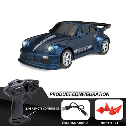1/64 Mini RC Drift autó - 4WD nagysebességű távirányítóval