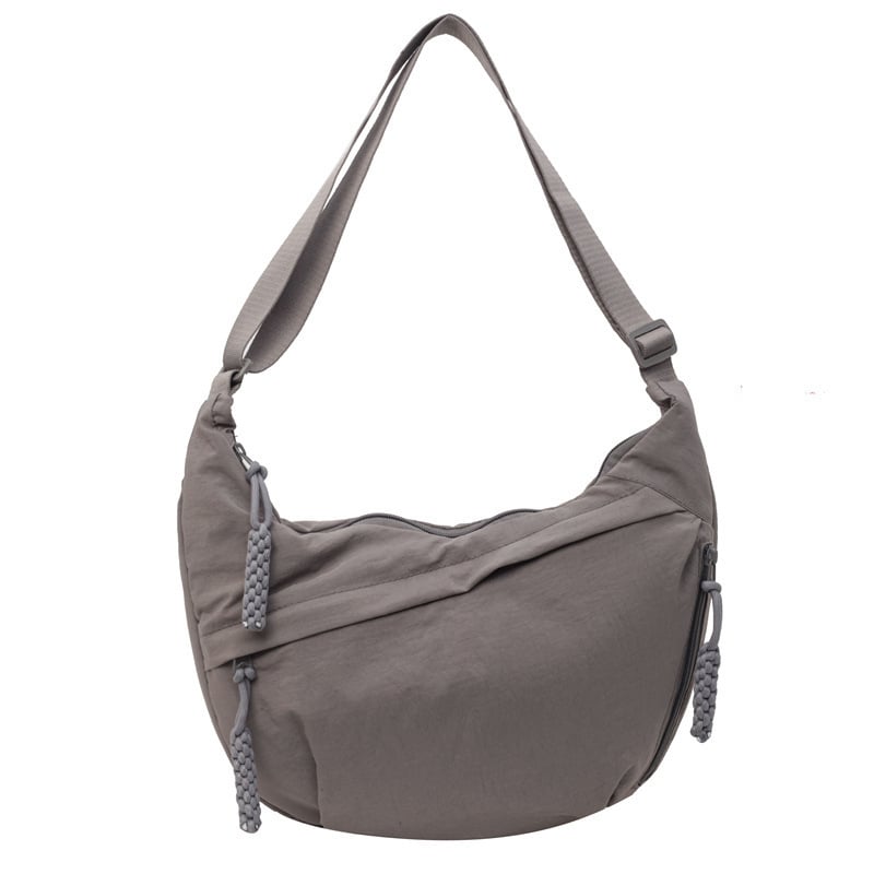 Designer közvetlen értékesítés👜Női divatos egyszínű nejlon keresztpántos táska