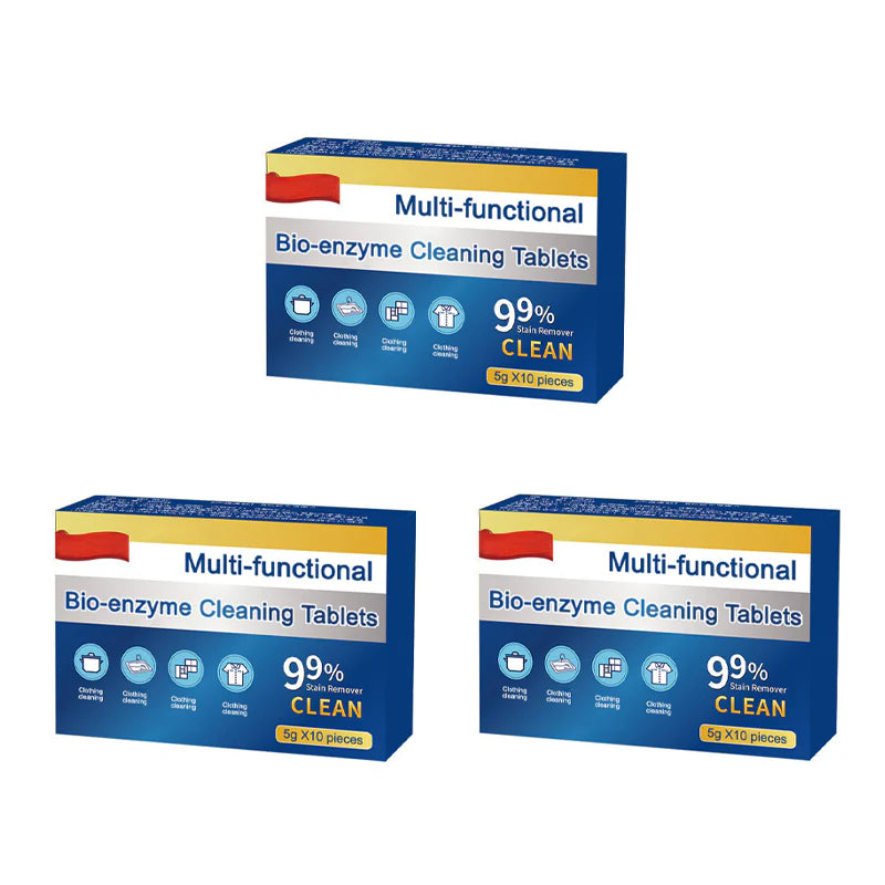 (🔥Vásároljon 1-et, kapjon 2-t ingyen🔥) Multifunkcionális bioenzimes tisztítótabletták