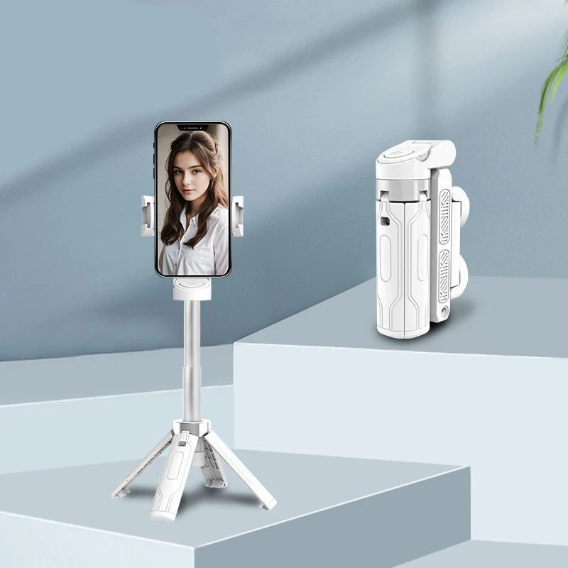 ?⏳Bâton de selfie Bluetooth pliable de poche avec trépied intégré?