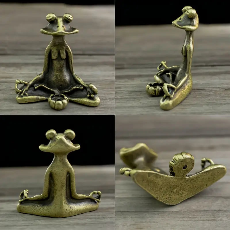Meditoad – Elegáns fém béka alakú füstölőtartó