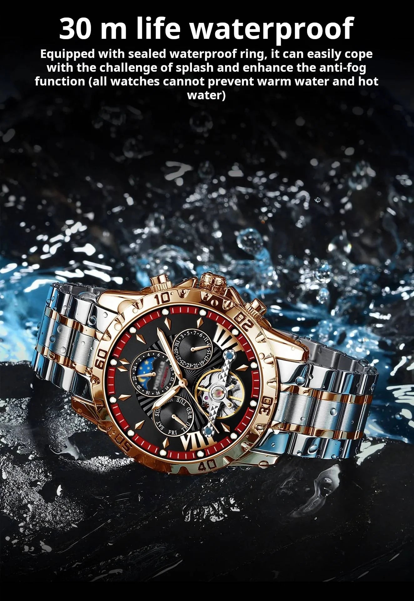 ⌚Svájci vadonatúj vízálló automata mechanikus órák?