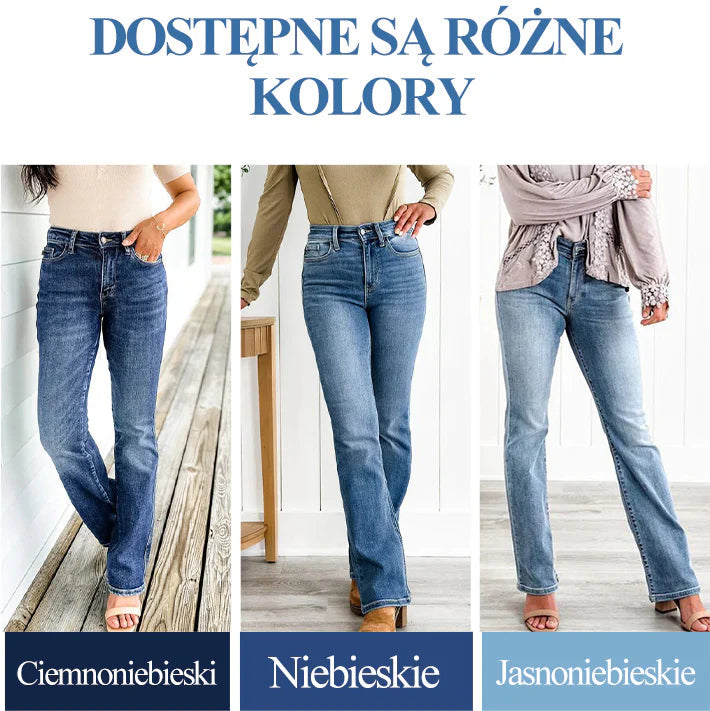 🏆Sprane jeansy ze stretchem podciągające brzuch i podnoszące biodra👖
