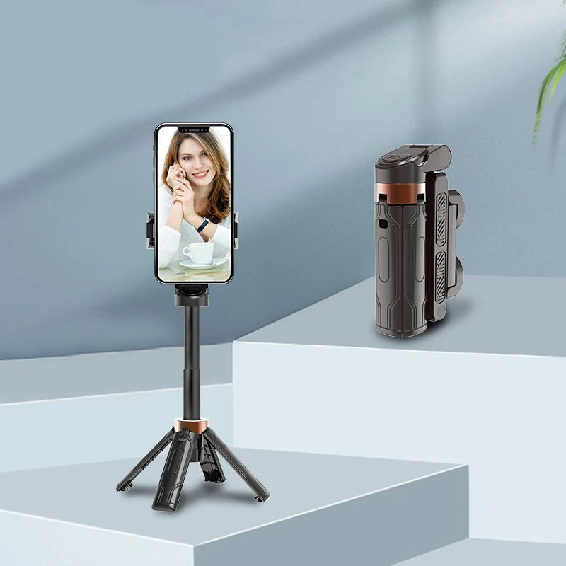 ?⏳Bâton de selfie Bluetooth pliable de poche avec trépied intégré?
