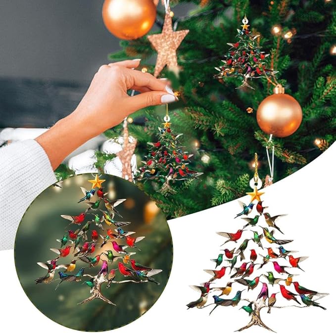 🎄Újdonság 2025 - 49% KEDVEZMÉNY - 🐦Kolibri karácsonyi dísz💠✨