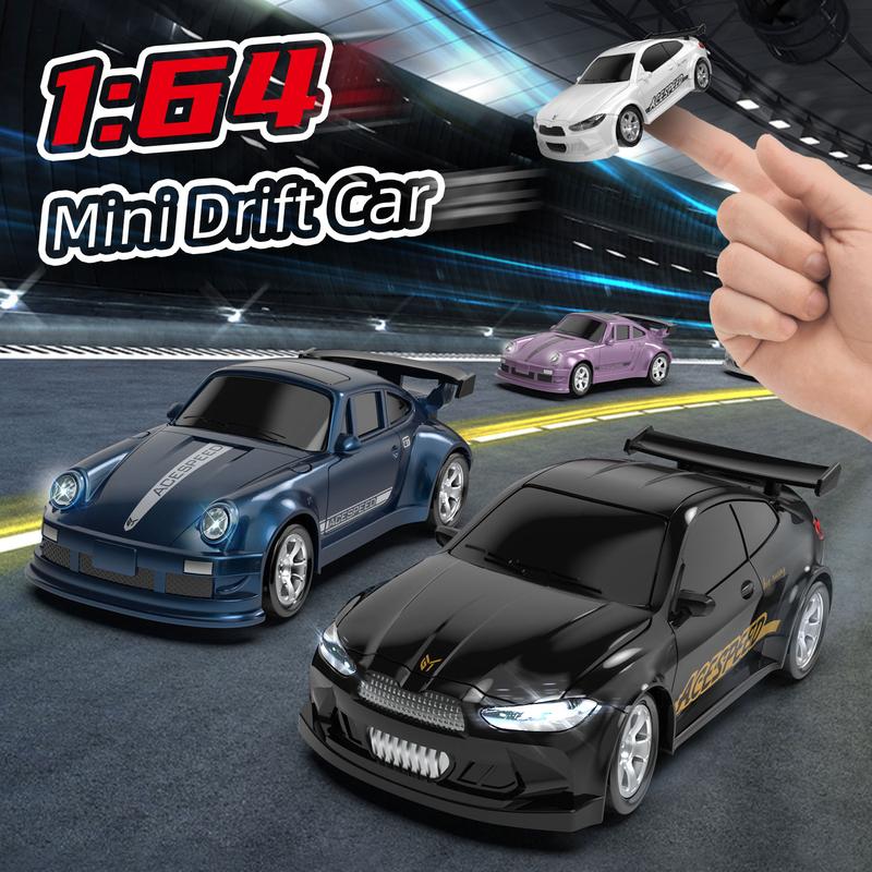 1/64 Mini RC Drift autó - 4WD nagysebességű távirányítóval