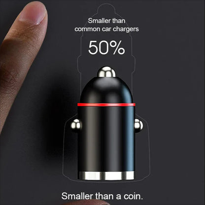 100 W-os intelligens autós töltő - Kettős gyorstöltés intelligens védelemmel