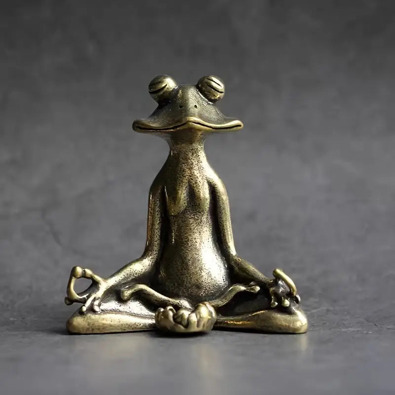 Meditoad – Elegáns fém béka alakú füstölőtartó