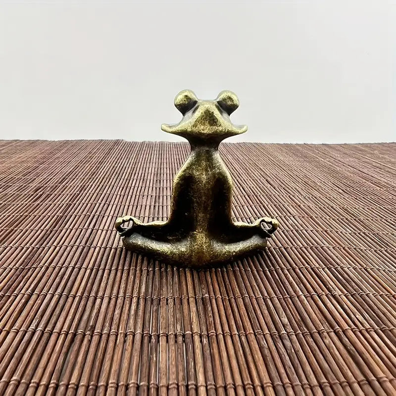 Meditoad – Elegáns fém béka alakú füstölőtartó