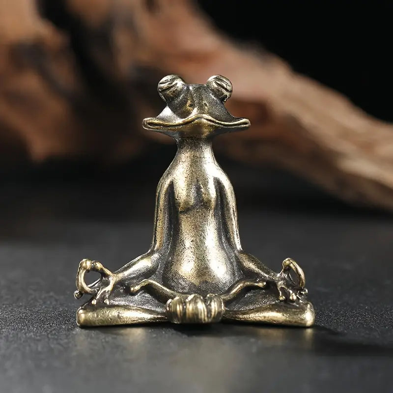 Meditoad – Elegáns fém béka alakú füstölőtartó